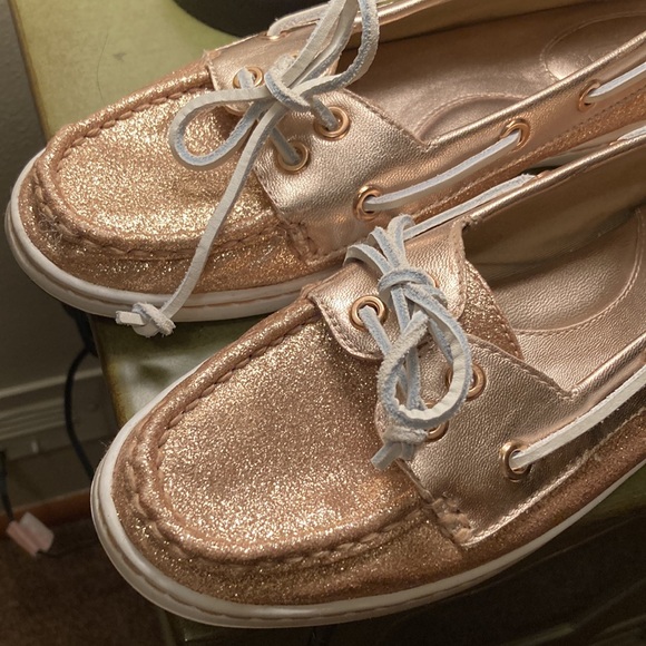 Coach Metallic Gold Loafers 👞 - Picture 2 of 11